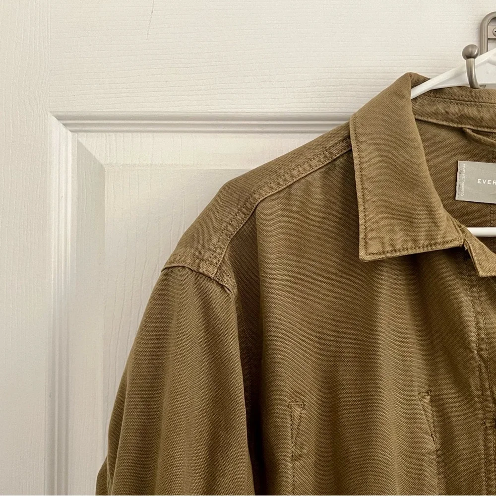 EVERLANE Cinchable Chore Jacket in Walnut - Picture 4 of 8